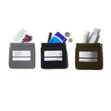 Coin Card Holder (Dark Gray/Green)