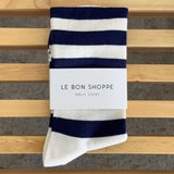 Wide Wally Socks (Wide Red/Stripe)