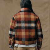 W's Blanket Wool Heritage Jacket (Red/Orange/Black Plaid)