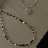 Pearl Coin Necklace: 16"