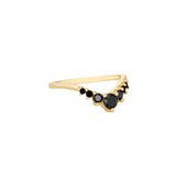 Opera Ring (Black/Stainless Steel)