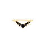 Opera Ring (Black/18K Gold Plated Stainless Steel)