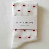 Patterned Sneaker Socks (Polka Dot Blue/Navy)