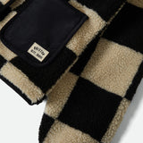 Delilah Sherpa Jacket (Black/Natural)