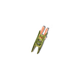Hand-painted Vintage Tulips Claw Hair Clip | Eco-Friendly: Red