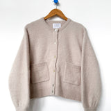 Amélie Alpaca Cardigan (Smoke)