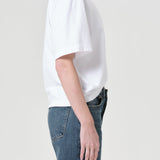 Sulma Drop Shoulder Tee (White)