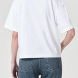 Sulma Drop Shoulder Tee (White)