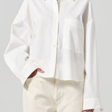 Naya Cropped Shirt (Rice)