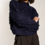 Amara Cardi Turtleneck (Navy)