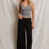 Amber Wide Leg Pant (Black)