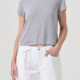 Adine Shrunken Tee (Grey Heather)