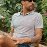 Knit Polo (Lines)