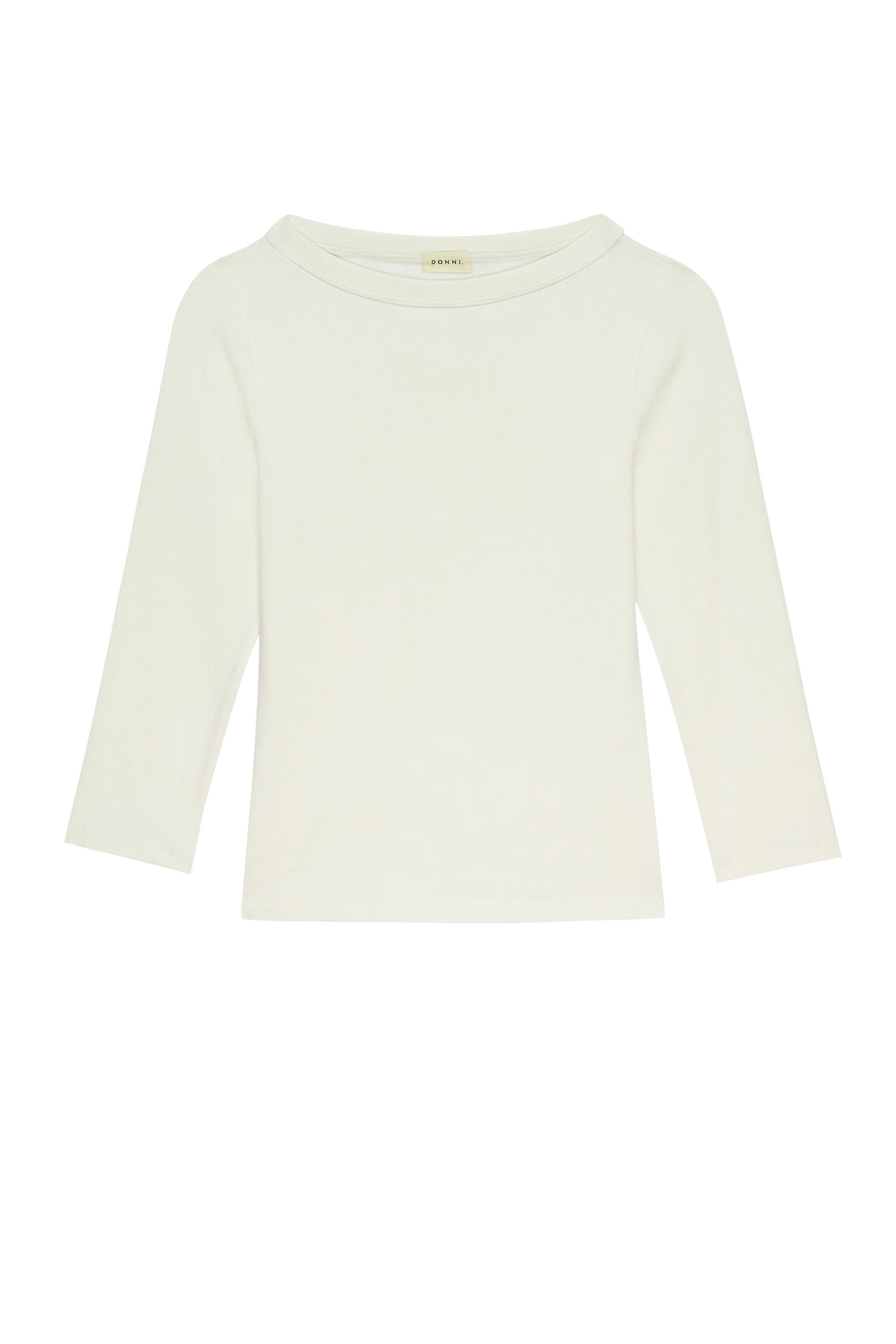 The Baby Rib Boat Neck (Creme)