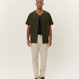 Barry Baseball Jersey Shirt (Forest Green)