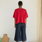 Nicole-Leigh Organic Denim Trousers (Indigo)