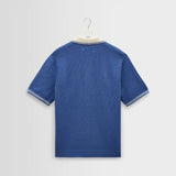Belle SS Shirt (Blue/ECru)