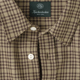 Brother Flannel (Mint/Brown Plaid)