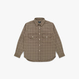 Brother Flannel (Mint/Brown Plaid)