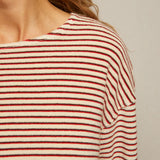 The Cami (Poppy Chocolate Stripe)