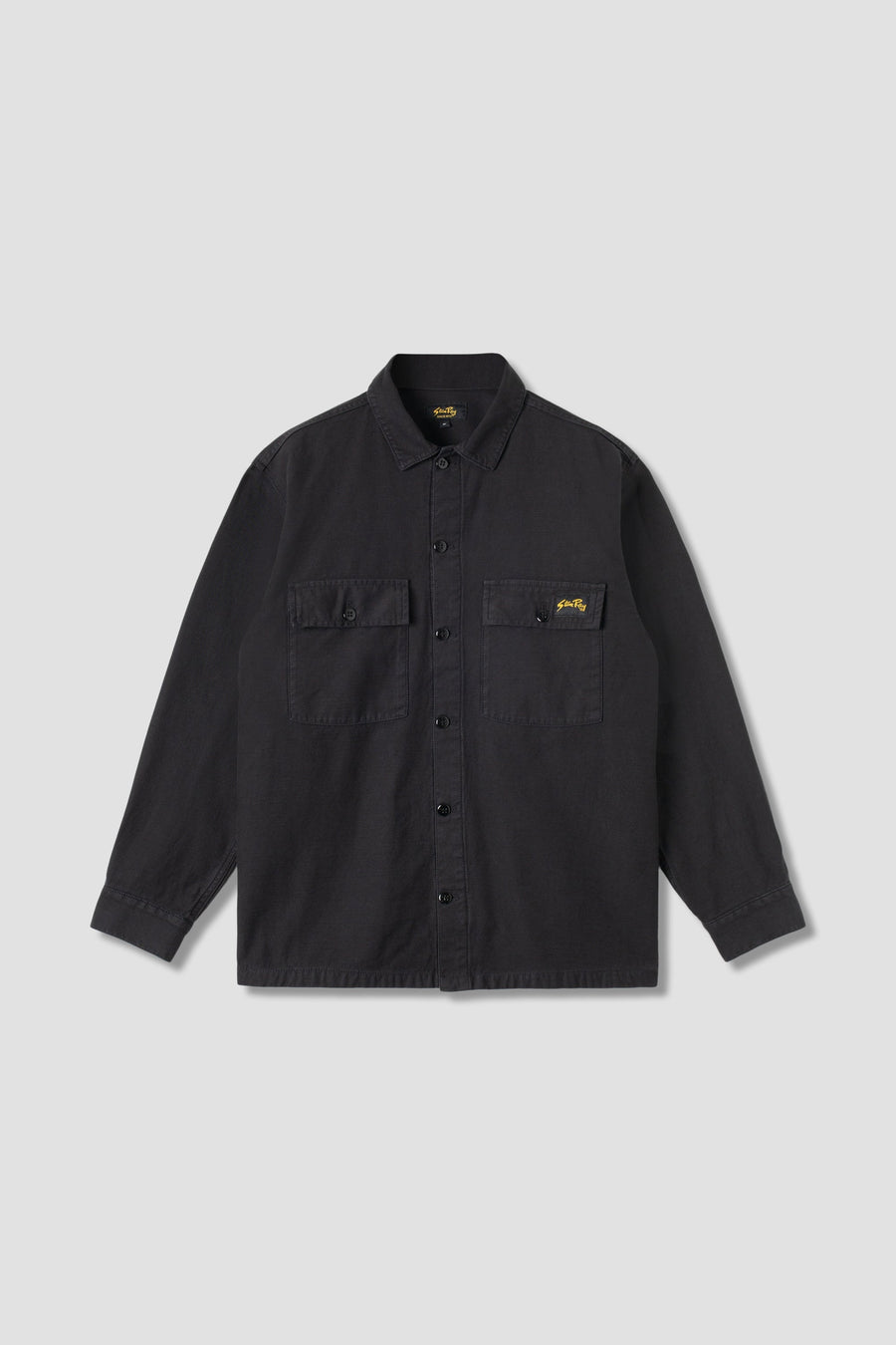 CPO Shirt (Black Sateen)