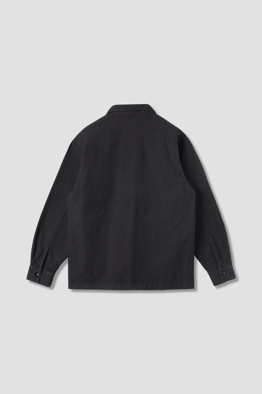 CPO Shirt (Black Sateen)