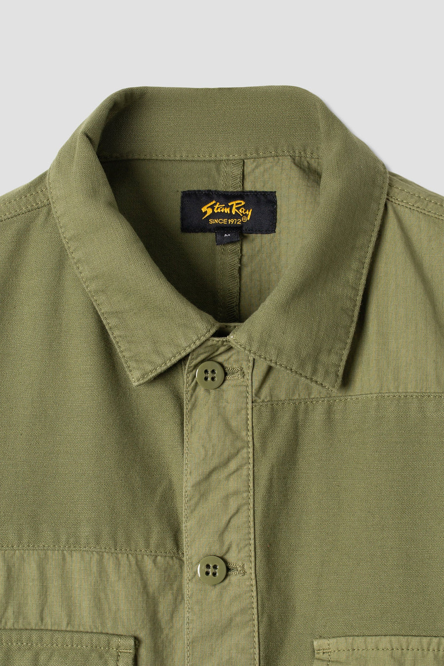 CPO Shirt (Olive Sateen/Ripstop Mix)