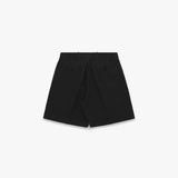 Canal Cotton & Linen Pleated Short (Black)