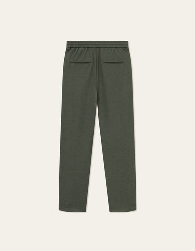 Como Tapered Drawstring Pants (Forest Green)