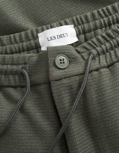 Como Tapered Drawstring Pants (Forest Green)