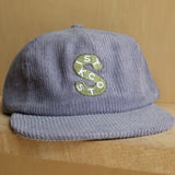 The S Hat (Purple Corduroy)