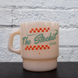 Milk Glass Stockist Diner Mug (Orange)