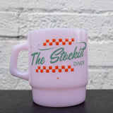 Milk Glass Stockist Diner Mug (Pink)
