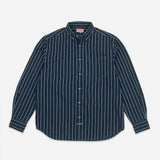 Vintage B.D. Stripe Denim Shirt (Indigo)