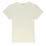 The Pointelle Baby Tee (Creme)