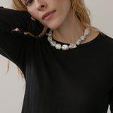 The Pointelle Long Sleeve (Jet)