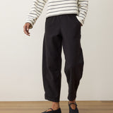 Jessie Barrel Leg Pant (Black)