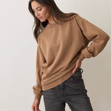 Cloud 9 Fleece Oversized Crewneck (Woodsmoke)