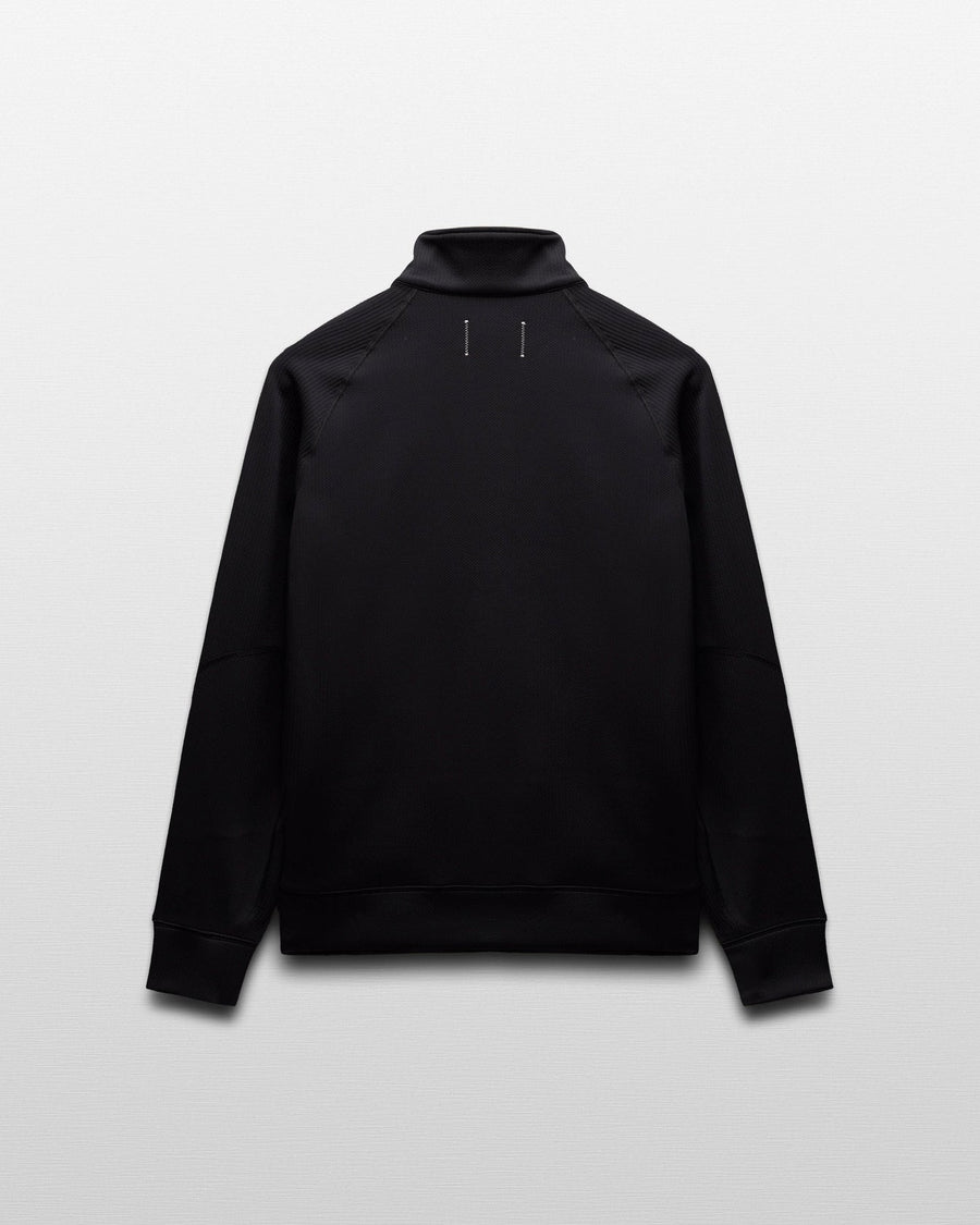 Double Knit Rally Quarter Zip (Black)