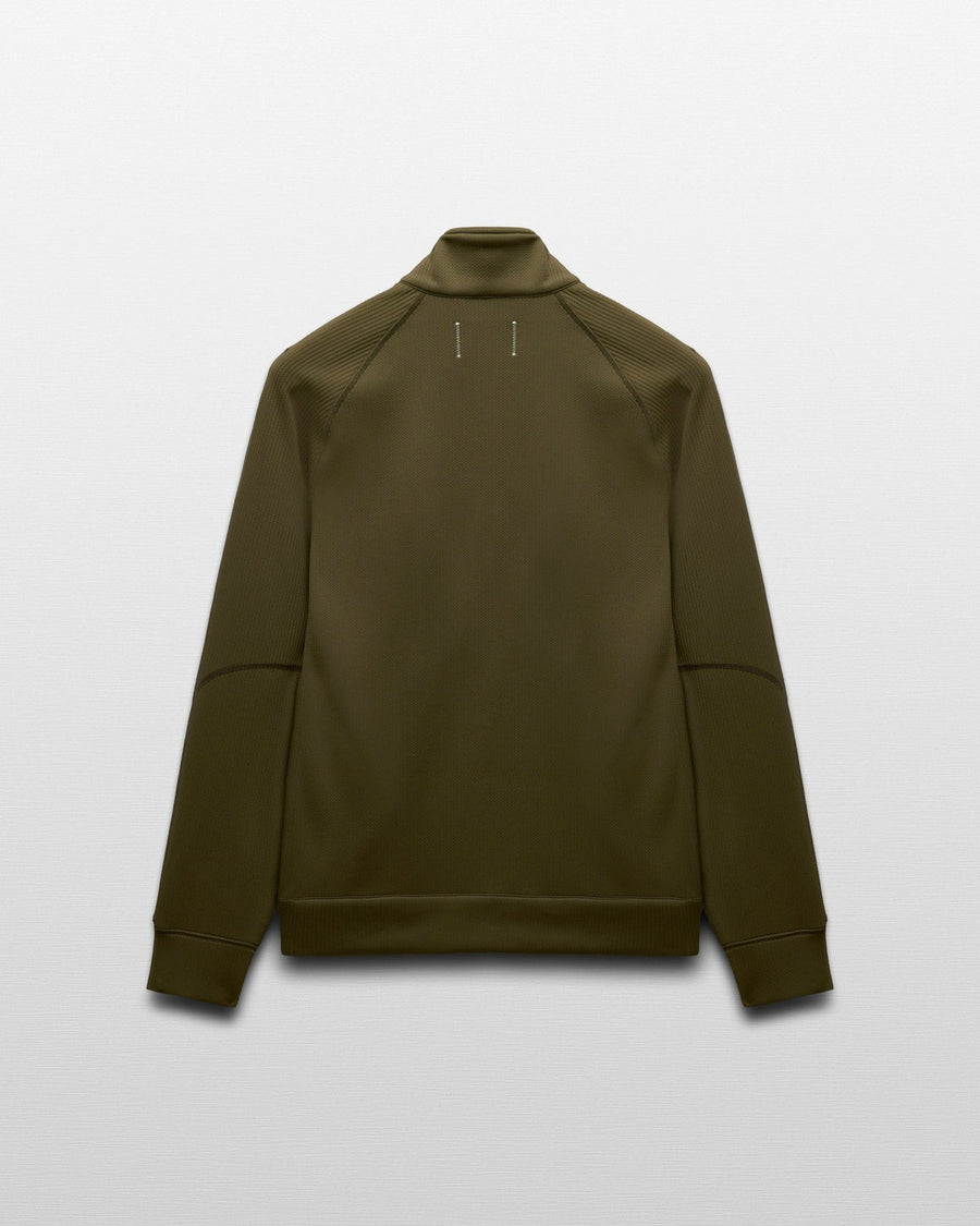 Double Knit Rally Quarter Zip (Olive)