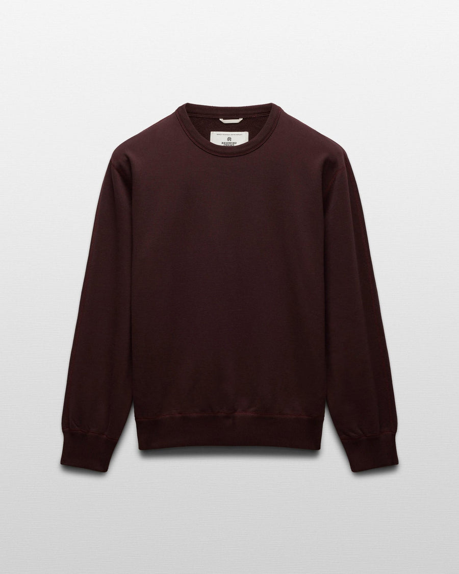 Midweight Terry Classic Crewneck (Oxblood)