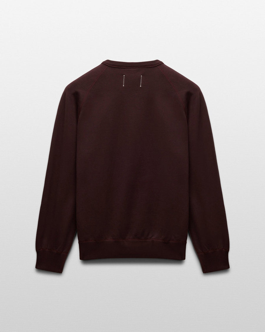 Midweight Terry Classic Crewneck (Oxblood)