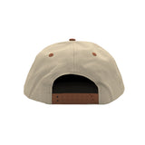 Free & Easy Two Tone Snapback (Natural/Brown)