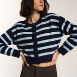 Fiona Cardigan (Sky Stripe)