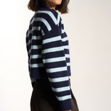 Fiona Cardigan (Sky Stripe)
