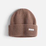 Waffle Beanie (Dusty Mauve)