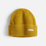 Waffle Beanie (Olive Ochre)