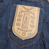 Modesto Straight Cut 13oz Natural Rinsed Denim