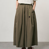 Nylon Flare Pant (Burnt Olive)