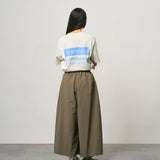 Nylon Flare Pant (Burnt Olive)